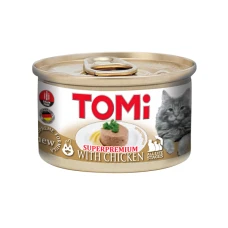 TOMi (ТОМІ) Superpremium Chicken Консерва для котів КУРКА, мус