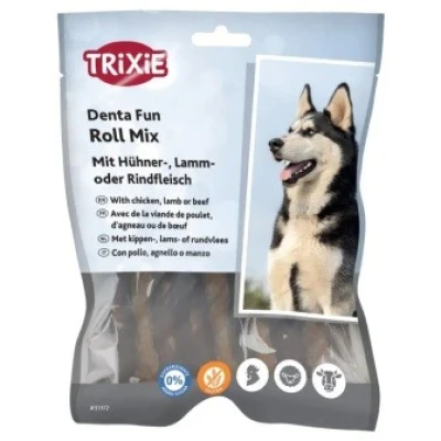 купить TRIXIE (Трикси) Denta Fun Chewing Rolls Mix Палочки для собак микс с говядиной, ягненком и курицей 12 см, 250 г в Одессы