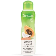 TropiClean (Тропіклін) Papaya Plus 2in1 Шампунь-кондиціонер з папайей 2в1 для собак і кішок
