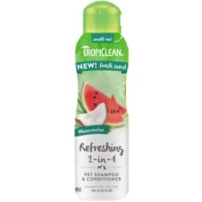 Tropiclean (Тропіклін) Watermelon Refreshing 2 in 1 Шампунь-Кондиціонер Кавун для кішок і собак 