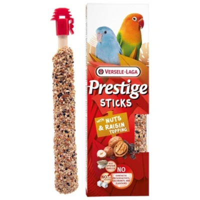 купити Versele-Laga Prestige Sticks Small Parrot Nuts & Raisin topping ГОРІХИ ТА РОДЗИНКИ ласощі для хвилястих папуг 2х30г в Одеси
