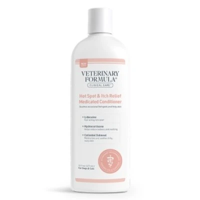 купити Veterinary Formula Clinical Care Hot Spot&Itch Relief Medicated Conditioner лікувальний кондиціонер від свербежу та подразнення для собак і котів в Одеси