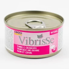  Vibrisse Консерви для котів Тунець з крабом 70г