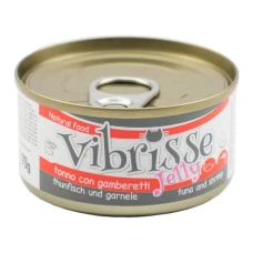 Vibrisse Jelly тунець і креветки в желе для котів, 70г