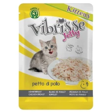 Vibrisse Jelly Kittens курка в желе для кошенят, пауч 70г
