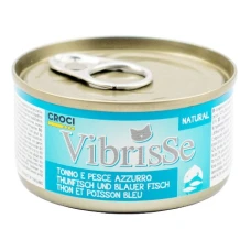  Vibrisse консерви для котів тунець/луфар для котів, 70г
