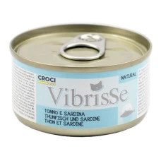  Vibrisse консерви для кішок тунець та сардини для кішок, 70г