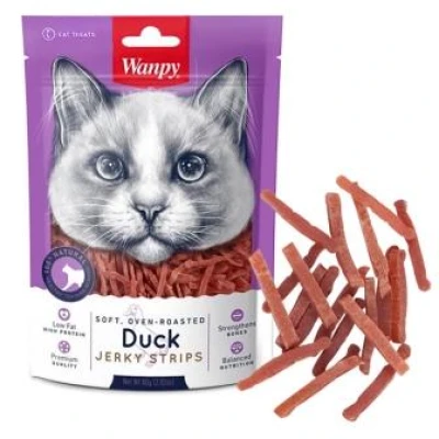 купить Wanpy Soft Duck Jerky Strips ВАНПИ ФИЛЕ УТКИ ВЯЛЕНОЕ СМУЖКИ лакомство для кошек в Одессы