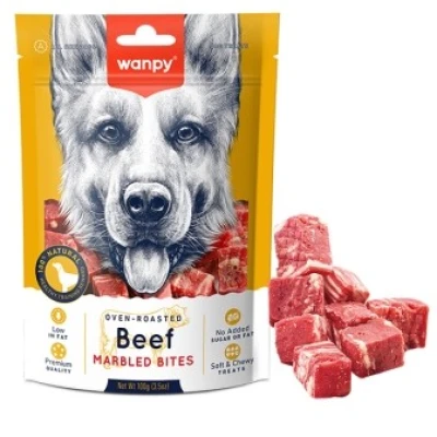 купити Wanpy Beef Marbled Bites ВАНПІ МАРМУРОВА ЯЛОВИЧИНА ШМАТОЧКИ ласощі для собак в Одеси
