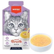 Wanpy Meat Broths Duck ВАНПІ СУП З КАЧКОЮ беззерновий рідкий корм для котів