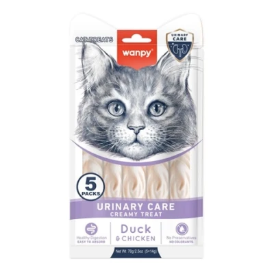 купить Wanpy Functional Creamy Lickable Treat Urinary Care ВАНПИ УРИНАРИ функциональное жидкое лакомство для кошек с мочекаменной болезнью в Одессы