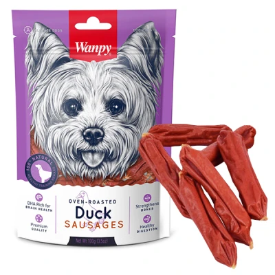 купить Wanpy Duck Sausages ВАНПИ СОСИСКИ С УТКОЙ лакомство для собак в Одессы