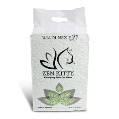 купити ZenKitty Clumping Tofu Green Tea (ТОФУ) грудкувальний наповнювач, зелений чай - 5,5л в Одеси