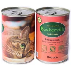 Baskerville (Баскервіль) вологий корм для котів зі смаком лосося 