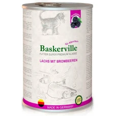 Baskerville (Баскервіль) вологий корм для кошенят зі смаком лосося та ожини 