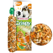 Versele-Laga Crispy Sticks Carrot&Parsley ВЕРСЕЛЕ-ЛАГА КРІСПІ МОРКВА ПЕТРУШКА ласощі для кроликів, морських свинок