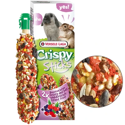 купити Versele-Laga Crispy Sticks Forest Fruit Версель-лага кріспі ЛІСОВІ ФРУКТИ ласощі для кроликів, шиншил в Одеси