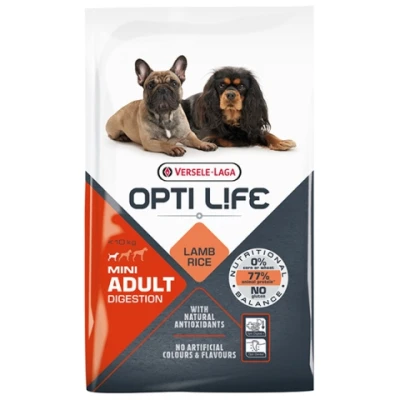 купити Opti Life Adult Digestion Mini ОПТІ ЛАЙФ ЯГНЯ сухий суперпреміум корм для собак з чутливим травленням міні та малих порід в Одеси