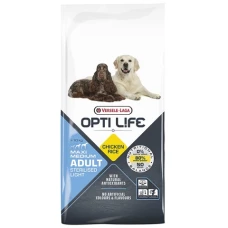 Opti Life Sterilised Light Medium & Maxi ОПТІ ЛАЙФ СТЕРІЛАЙЗИД ЛАЙТ сухий суперпреміум корм для стерилізованих і собак із зайвою вагою середніх і великих порід