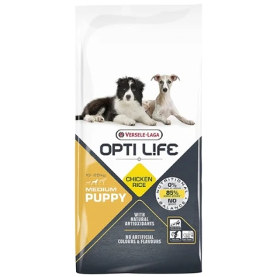 купити Opti Life Puppy Medium ОПТІ ЛАЙФ ЦУЦЕНЯ сухий суперпреміум корм для цуценят середніх порід в Одеси