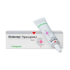 Oridermyl (Орідерміл) вушна мазь для собак і котів 10г