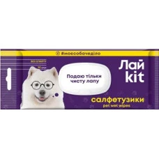 ЛайKit Серветки вологі для догляду за тваринами