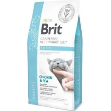 Brit Veterinary Diet Cat Grain free Obesity  беззерновая диета при избыточном весе и ожирении
