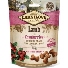 Carnilove Dog Lamb & Cranberries Ласощі для собак, ягня і журавлина 200 гр