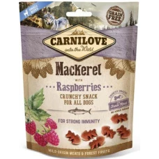 Carnilove Dog Mackerel & Raspberries ласощі для собак, скумбрія і малина 200 гр