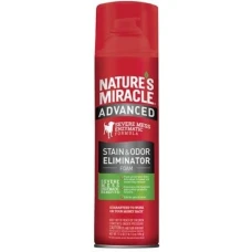 8in1 Nature's Miracle Advanced Stain and Odor Eliminator Аерозоль-піна для видалення плям і запахів від собак з посиленою формулою, 518 мл 