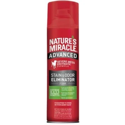 купити 8in1 Nature's Miracle Advanced Stain and Odor Eliminator Аерозоль-піна для видалення плям і запахів від собак з посиленою формулою, 518 мл в Одеси