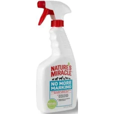 8in1 Nature’s Miracle Stain & Odor Remover. No More Marking Спрей для видалення плям і запахів від собак, та проти повторних міток, 709 мл