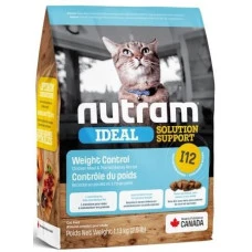 NUTRAM (Нутрам) I12 Ideal SS холістик корм для дорослих котів схильних до зайвої ваги з куркою і вівсянкою