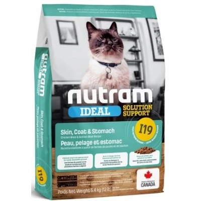 купити NUTRAM (Нутрам) I19 Ideal SS холістик корм для дорослих котів із чутливим травленням та шкірою з куркою та лососем в Одеси
