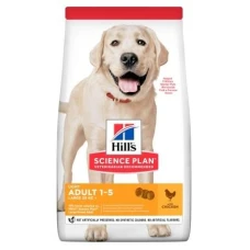 Hills (Хиллс) Adult Light Large Breed Сухой корм для малоактивных собак крупных пород с курицей
