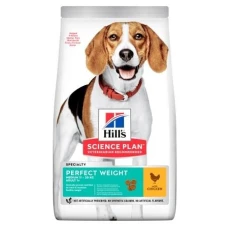 Hills (Хиллс) Adult Perfect Weight Medium Сухой корм для собак средних пород Идеальный вес с курицей