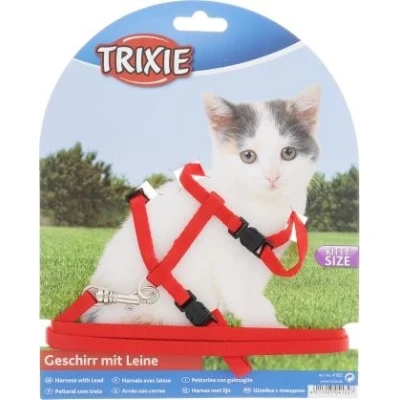 купити Trixie Шлейка з повідцем для кошенят нейлон 19-31 см/8 мм (колір в асортименті) в Одеси