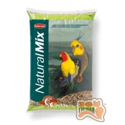 купити Padovan NATURALMIX PARROCCHE - Основний корм для середніх папуг в Одеси