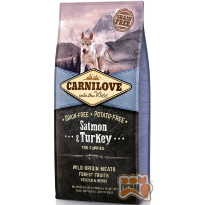 купити Carnilove Puppy Salmon & Turkey с лососем и индейкой для щенков в Одеси