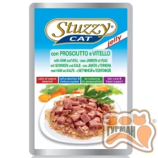 STUZZY Cat Ham Veal ШТУЗИ ВЕТЧИНА ТЕЛЯТИНА в желе для кошек, 100г