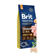 Brit (Бріт) Premium JUNIOR M - корм для цуценят та молодих собак сереніх порід