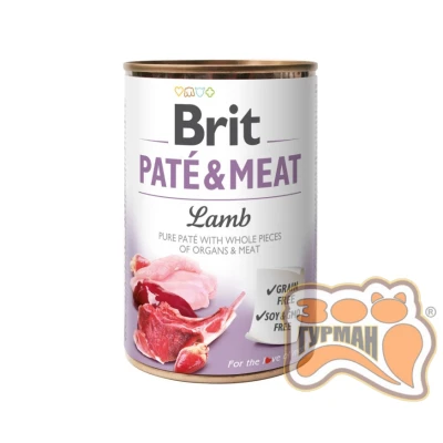купить Brit Patе & Meat Lamb с ягненком, 400г в Одессы