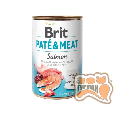 купить Brit Patе & Meat Salmon с лососем, 400г в Одессы