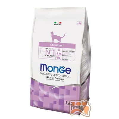 купить Monge CAT Sterilized сухой корм для стерилизованных кошек с курицей и рисом в Одессы