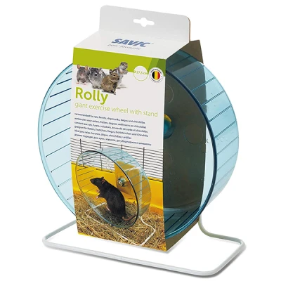 купити Savic РОЛЛИ (Rolly Giant+Stand) тренажер колесо для хомяков и крыс, пластик, 27,5 см в Одеси